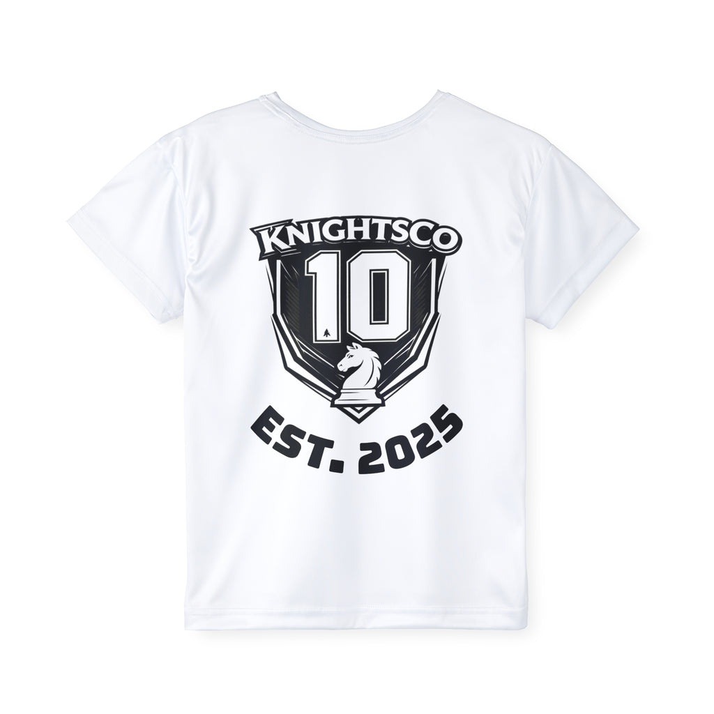 Kids Sports Jersey — KnightsCo 10 Team Shirt, EST. 2025 Athletic Tee