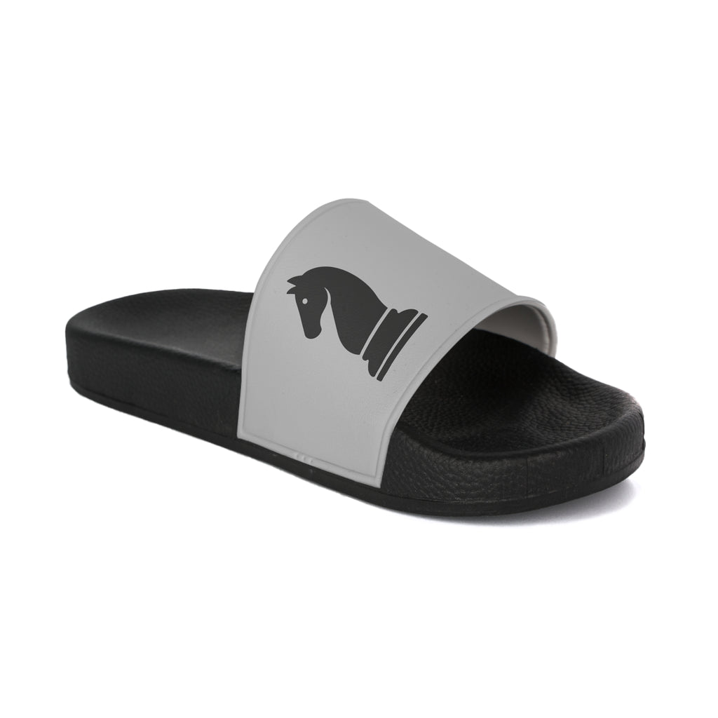 Chess Knight Slide Sandals — Women's Casual Chess-Themed Pool & Beach Slides