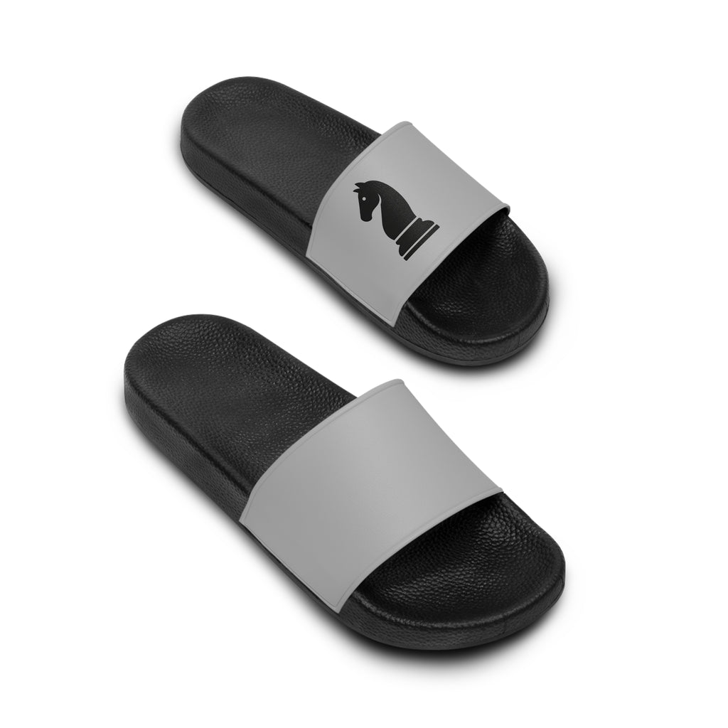 Chess Knight Slide Sandals — Women's Casual Chess-Themed Pool & Beach Slides